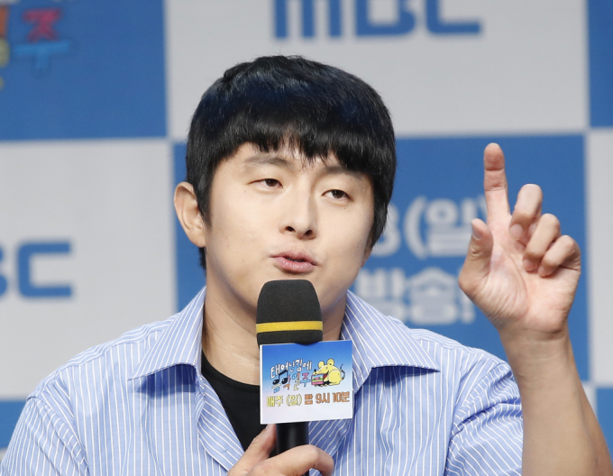 기안84의 민들레가 25일 오후 6시 공개된다. 사진은 지난 16일 MBC 예능프로그램 '태어난 김에 음악일주' 제작발표회에 참가한 기안84. /사진=뉴스1