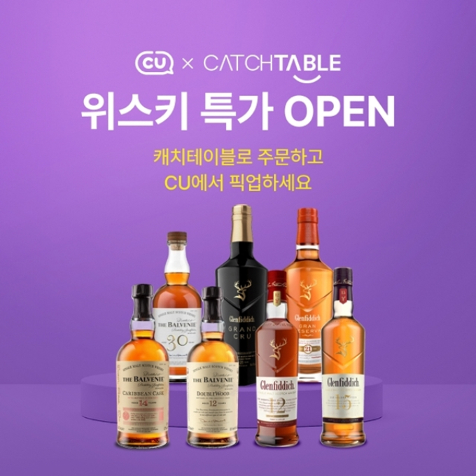 편의점 CU와 예약 플랫폼 캐치테이블이 협업해 캐치테이블로 예약 구매한 편의점 주류를 픽업할 수 있게 된다. /사진=BGF리테일