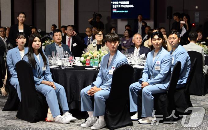 [사진] 현대차그룹·대한양궁협회, 파리 양궁 국가대표팀 환영 만찬 개최