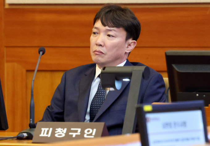 헌법재판소가 이정섭 대전고검 검사 탄핵 사건에 대해 기각을 결정했다. 사진은 이 검사가 지난 5월8일 서울 종로구 헌법재판소 대심판정에서 열린 자신의 탄핵 심판 2차 변론기일에 출석한 모습. /사진=뉴시스