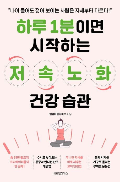 '하루 1분이면 시작하는 저속노화 건강 습관'(위즈덤하우스 제공)