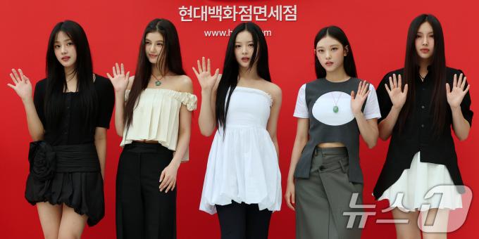 걸그룹 뉴진스 민지(왼쪽부터), 다니엘, 하니, 해린, 혜인 2024.8.1/뉴스1 ⓒ News1 김진환 기자