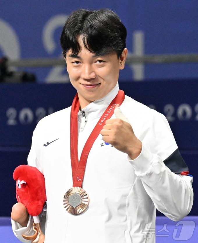 [사진] 주정훈 'K44 남자 88kg 동메달 쾌거'