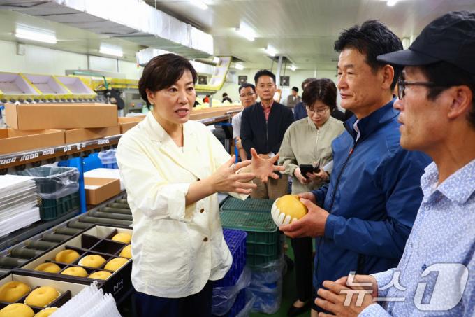 [사진] 송미령 장관, 추석 성수품 점검
