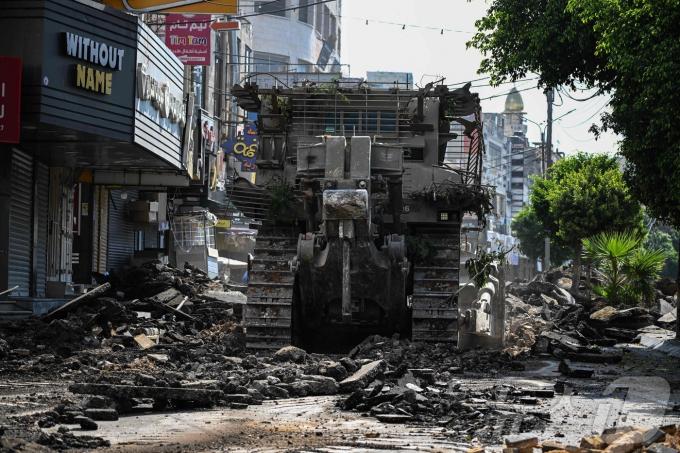 [사진] [포토]강 서안 제닌 도로 갈아버리는 이軍 불도저