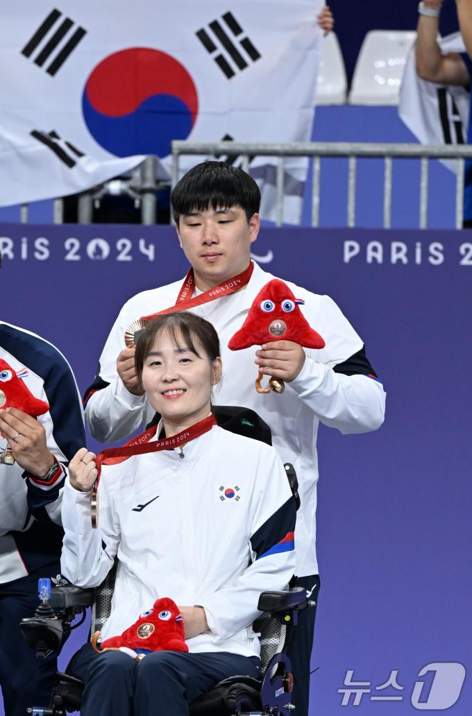 [사진] 보치아 강선희 ' 첫 패럴림픽 도전, 동메달 차지'
