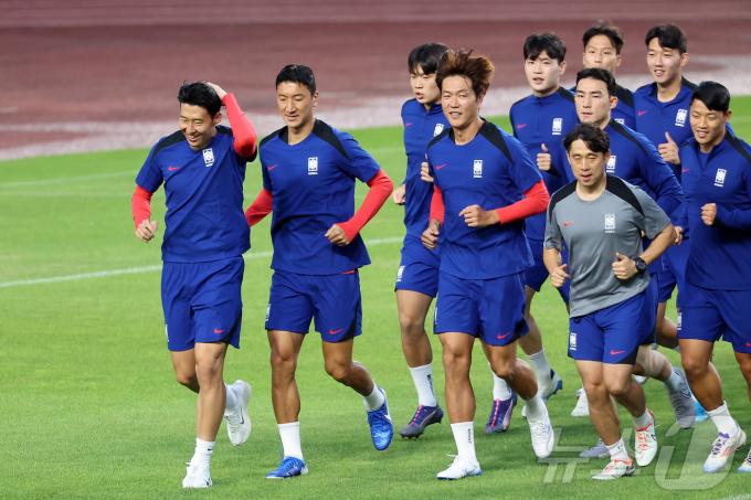 [사진] 담금질 시작한 홍명보호