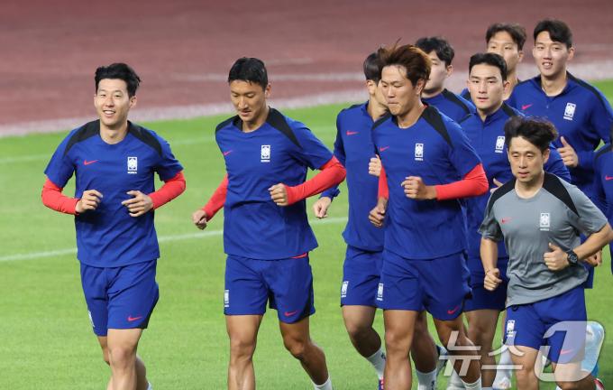 [사진] 홍명보호, 2026 북중미 월드컵 향한 담금질
