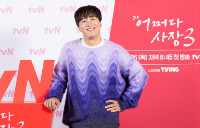 배우 차태현이 신사동 건물주가 됐다. 사진은 tvN 예능 '어쩌다 사장3' 제작발표회에 참석해 포즈를 취하고 있는 배우 차태현. /사진=CJENM 제공 