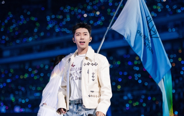 임영웅의 '온기' 뮤직비디오가 공개 122일만에 조회수 1000만회를 달성했다. 사진은 지난 5월 서울월드컵경기장에서 열린 콘서트 '아임 히어로 - 더 스타디움('IM HERO - THE STADIUM)에 참석한 임영웅. /사진=뉴시스