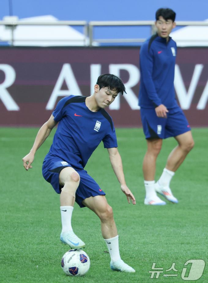 [사진] 훈련하는 양민혁·손흥민