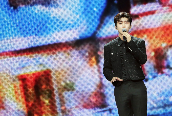 가수 임영웅이 9월 광고모델 브랜드평판 TOP2에 올랐다. 가수 임영웅이 'Asia Artist Awards IN JAPAN'에서 무대를 선보이는 모습. /사진=머니투데이