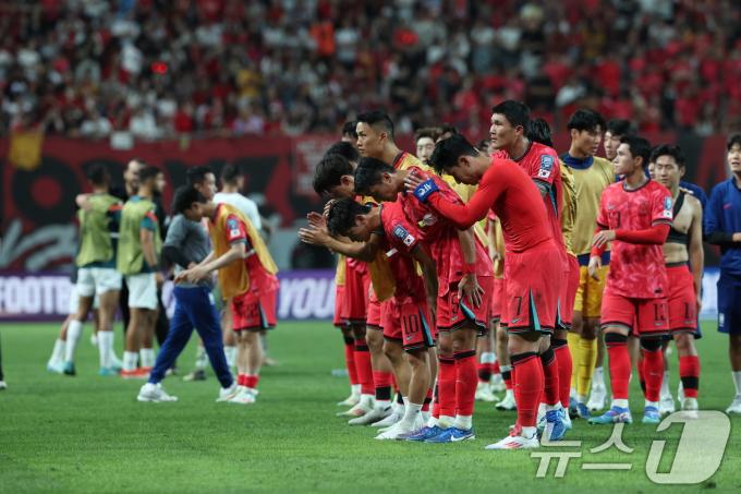 [사진] 축구대표팀 '충격의 무승부'