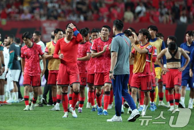 [사진] 축구대표팀 '충격의 무승부'