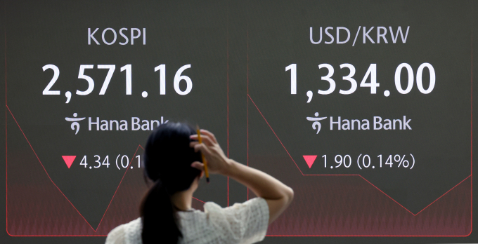 사진은 6일 서울 중구 하나은행 딜링룸. /사진=뉴시스