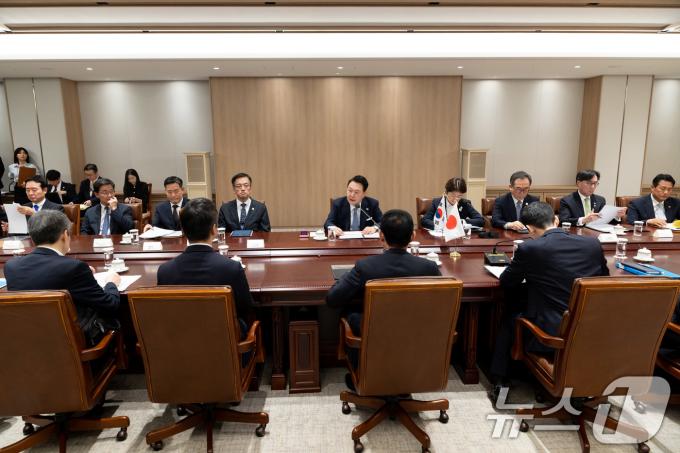 [사진] 한·일 확대 정상회담
