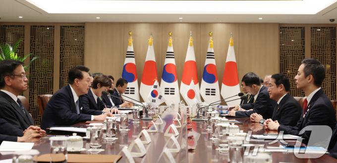 [사진] 尹 대통령, 방한 기시다 총리와 정상회담