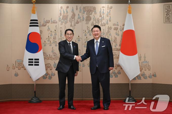 [사진] 한일 정상 '고별회담'