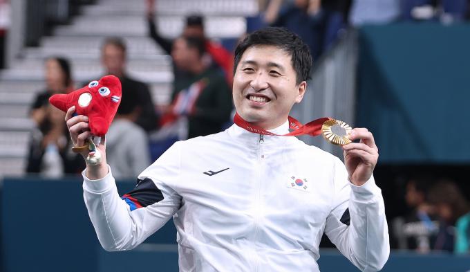 2024 파리 패럴림픽 탁구 대표팀의 김영건. (대한장애인체육회 제공)