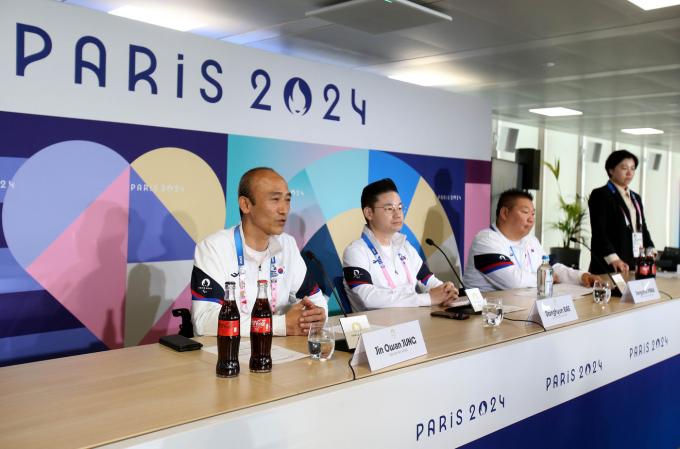 정진완 대한장애인체육회 회장이 2024 파리 패럴림픽 결산 기자회견을 하고 있다. (대한장애인체육회 제공)