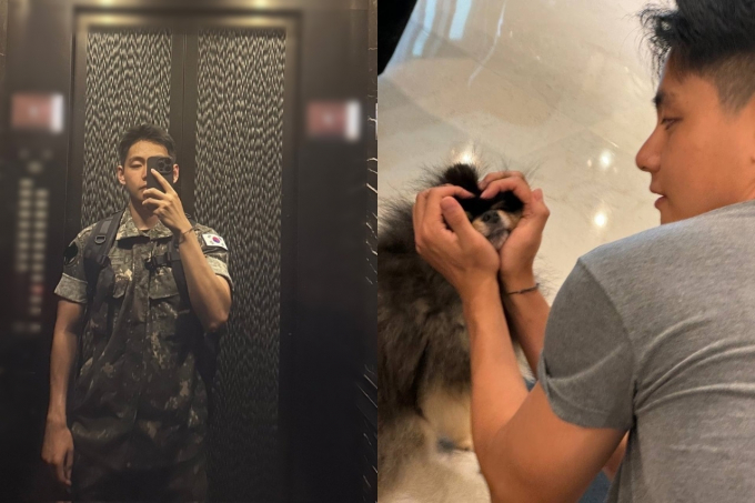 방탄소년단(BTS) 뷔(본명 김태형)가 팬에게 안부를 전했다. /사진=온라인커뮤니티