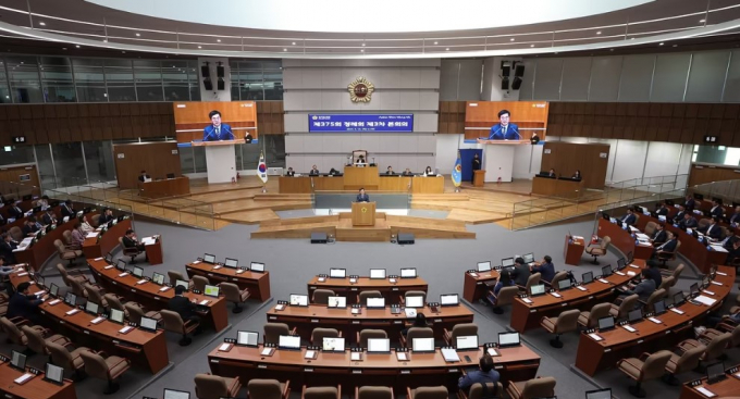 경기도의회 본회의장장 전경. 사진제공=뉴스1 