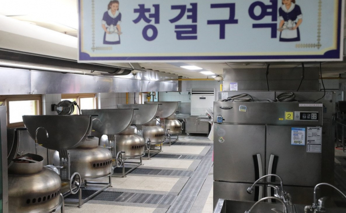 경기도의 한 초등학교의 조리실 모습. 사진제공=경기도