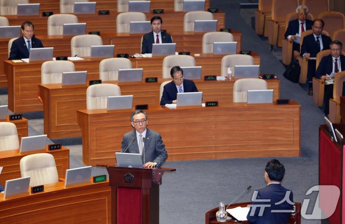 [사진] 대정부질문 답하는 조태열 외교장관