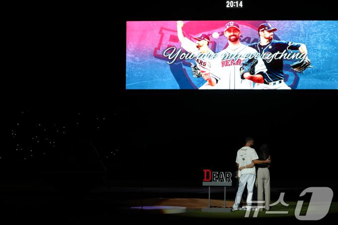 [사진] '두산의 에이스' 니퍼트 은퇴식