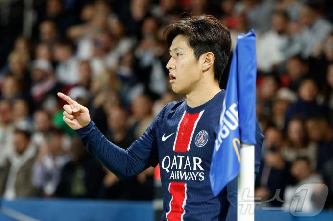 파리 생제르맹(PSG)의 이강인. ⓒ AFP=뉴스1