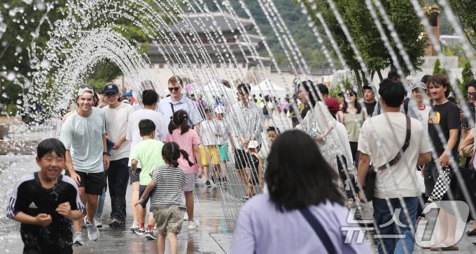 [사진] '추석 명절, 역대급 무더위'