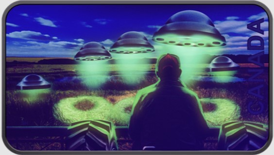 이번에 출시된 UFO 기념주화는 이 세상이 아닌 듯한 효과를 더하기 위해 동전은 어둠 속에서 빛나며 백라이트 손전등이 함께 제공된다. 앞면에는 찰스 3세가 그려져 있으며, 캐나다의 초상화가 스티븐 로사티가 디자인했다. 2024.09.15/<출처: 캐나다 왕립 조폐국>