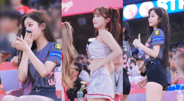 '삐끼삐끼' 춤 등 숏폼을 통한 야구 돌풍도 이어졌다. 사진은 화제가 된 이주은 기아 치어리더의 모습. /사진=인스타그램 캡처