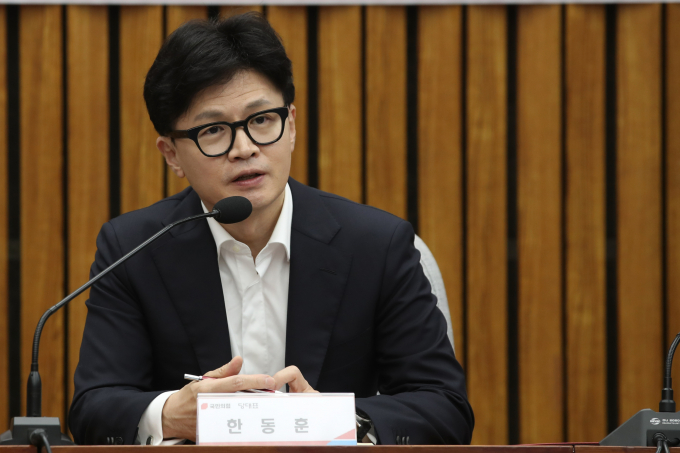 한동훈 국민의힘 대표가 지난 19일 임현택 대한의사협회 회장과 1시간 가량 면담했다. 사진은 한 대표가 지난 12일 서울 여의도 국회에서 열린 지역·필수의료체계 개선을 위한 당정협의회에 참석해 발언하는 모습. /사진=뉴스1