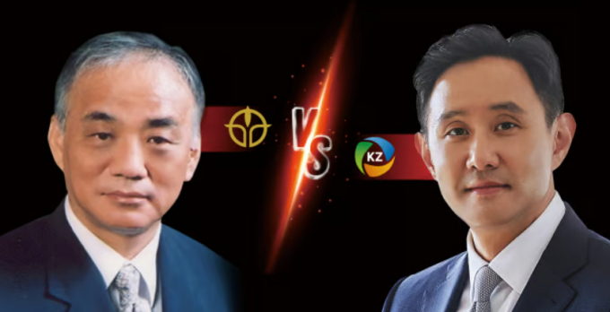 장형진 영풍 고문(왼쪽)과 최윤범 고려아연 회장. /그래픽=김은옥 기자