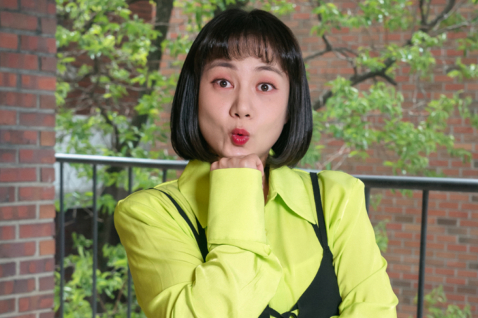 박나래가 소속사 JDB엔터테인먼트와 전속계약이 종료됐다. 사진은 예능 '내편하자' 기자간담회에서 포즈 취하는 박나래 모습. /사진=스타뉴스(LGU+제공) 