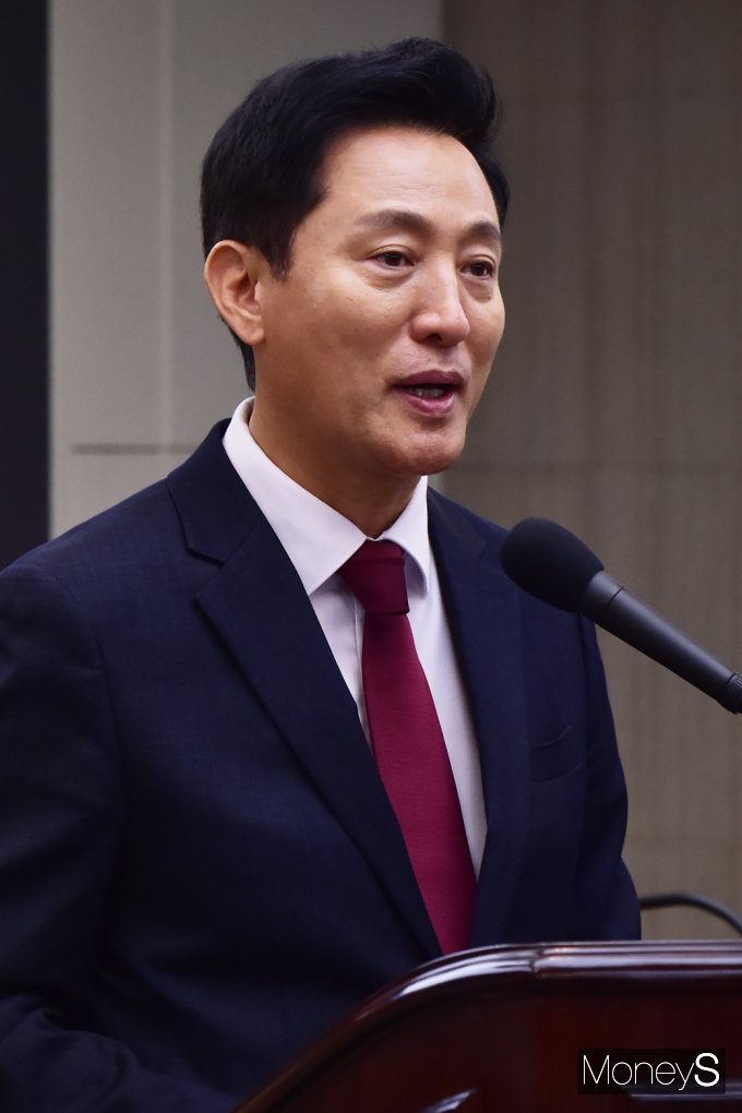 ▲ 인사말 전하는 오세훈 서울시장