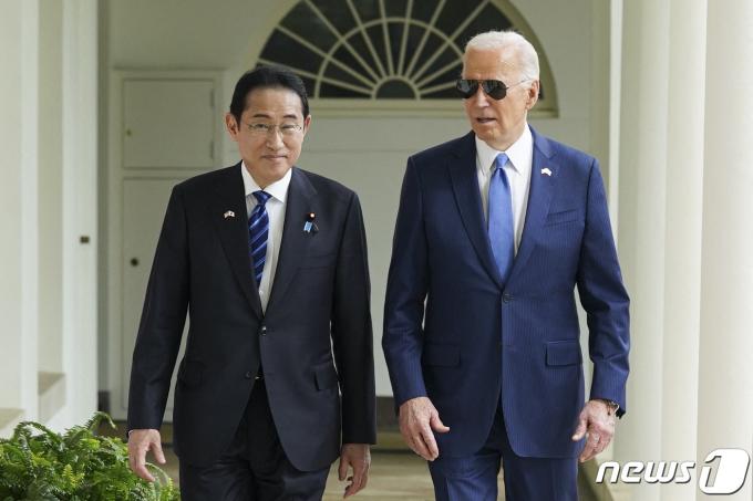 조 바이든 미국 대통령과 기시다 후미오 일본 총리. ⓒ AFP=뉴스1 ⓒ News1 우동명 기자