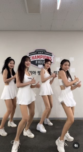 올 시즌 화제를 모은 KIA 타이거즈의 '삐끼삐끼송'. (KIA 인스타그램 캡처)