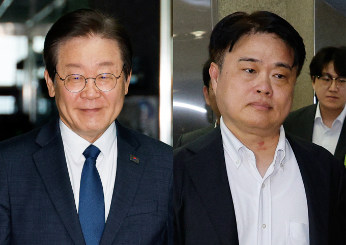 대한의사협회(의협) 지도부와 여·야 대표의 만남이 의정 갈등 해소에 도움이 되는지에 대한 의문이 거론되고 있다. 사진은 이재명 더불어민주당 대표(왼쪽)와 임현택 의협 회장이 지난 22일 서울 여의도 국회에서 비공개 간담회를 위해 당대표실로 향하는 모습. /사진=뉴스1