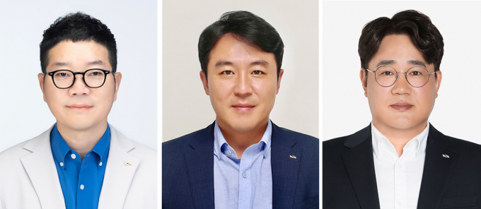 광동제약이 임원인사를 단행한다. 사진은 왼쪽부터 한양수 상무이사(약국영업부문장), 이세영 상무이사(오프라인영업부문장), 안병일 상무이사(전략기획부문장). /사진=광동제약