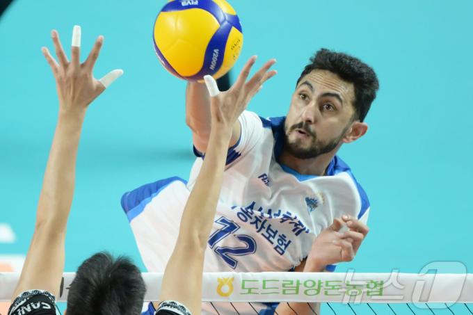 삼성화재 알리 파즐리. (KOVO 제공)