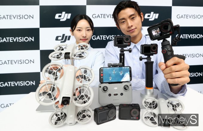 [머니S포토] DJI, 低비용·高사양 드론 'Neo'와 액션캠 '오즈모 액션5 프로' 출시