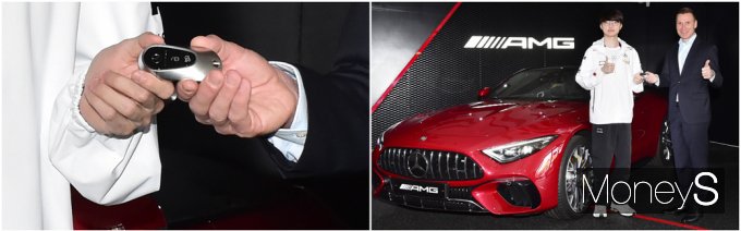 [머니S포토] 벤츠코리아, 페이커 선수 맞춤 제작 AMG SL 차량