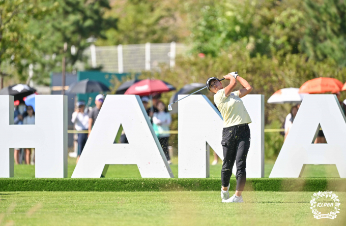 KLPGA 투어 하나금융그룹 챔피언십 정상에 오른 마다솜. /사진= KLPGA