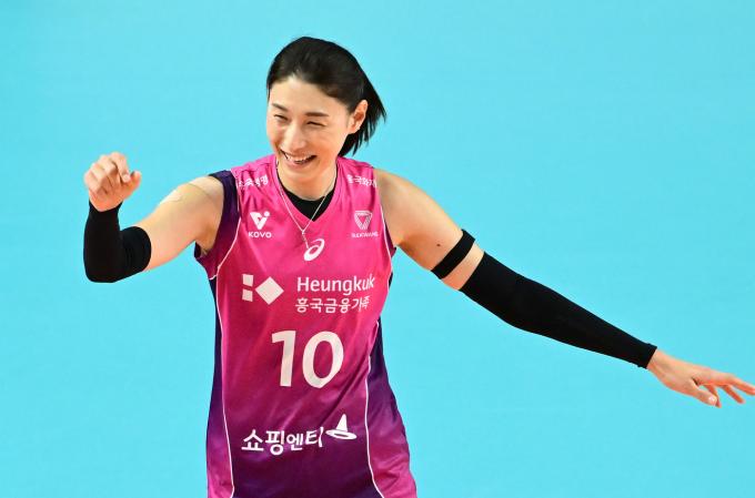 흥국생명의 김연경(KOVO 제공)
