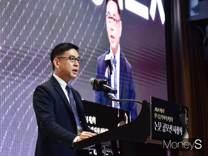 [머니S포토] 축사 전하는 벤자민 응 CISAC 이사