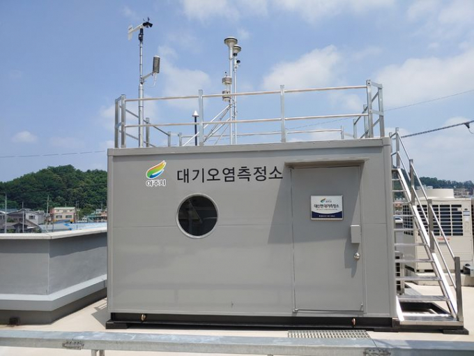 대기 오염 측정소. / 사진제공=경기도보건환경연구원 
