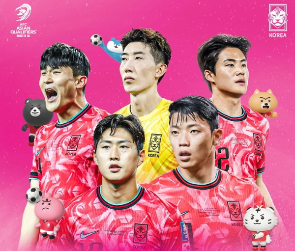 오는 7일부터 용인미르스타디움에서 열리는 이라크와의 2026 북중미월드컵 아시아 3차 예선전 티켓을 순차적으로 구입할 수 있다. 사진은 이라크전에 맞춰 대한축구협회가 공개한 홍보 이미지. /사진=대한축구협회 제공