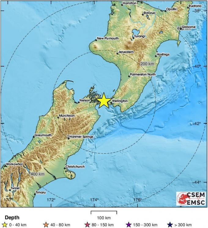 <출처=유럽 지중해 지진 센터(ESMC) 홈페이지 캡처>